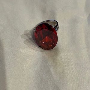 Women’s red carat ring